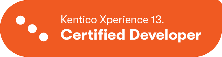 Kentico Certified Developer